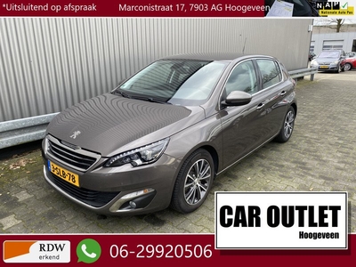 Peugeot 308 1.6 THP Allure 139Dkm.NAP, 1e Eignr, 5-Drs, Navi, CC, PDC, LED, LM, Trekh, nw. APK – Inruil Mogelijk –