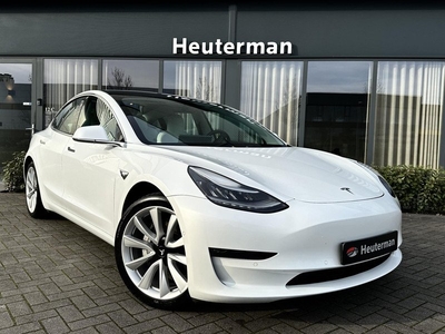 Tesla Model 3 Long Range AWD Autopilot/ Panodak/ Wit leder