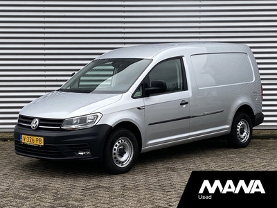 Volkswagen Caddy 2.0 TDI L2H1 Maxi Airco Sensoren CarPlay Cruise Navi Trekhaak Airbag 12V Electrische/Verwarmde-spiegels