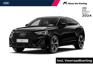 Audi Q3 Sportback S edition Competition 35 TFSI 150 PK · Sonos Premium 3D · Omgevingscameras · Glazen panoramadak · Stoelverwarming voorin