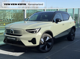 Volvo EX40 Single Motor Extended Range Plus 82 kWh , Automaat , Adaptive Cruise , Stoelen+Stuur Verwarmd , Elek. Achterklep , Pilot Assist , Camera , BLIS , Google , Carplay , Extra Getint Glas , 19'' ,