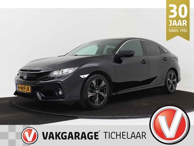 Honda Civic 1.0 i-VTEC Elegance | Adap. Cruise | Automaat | Apple CarPlay | Camera | Stoelverwarming | Climate Control | Navigatie