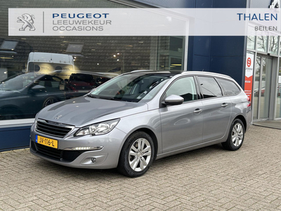 Peugeot 308 SW 1.6 BlueHDI Blue Lease Executive | Navigatie | Panorama dak | Zeer nette staat | Trekhaak | Cruise control | Lichtmetalen velgen | Parkeersensoren.