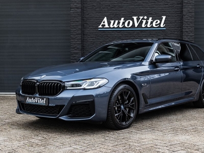 BMW 5 Serie Touring 530e Steptronic M-Sport | Panodak | Climate Comfortleder + Massage | Harman & Kardon | Laserlicht | Trekhaak | Fabrieksg