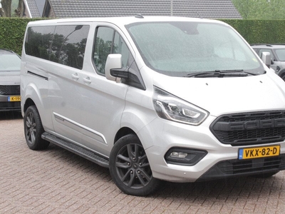 Ford Transit Custom 320 2.0 TDCI L2H1 Platinum Edition DC / Trekhaak / Camera / Leder / Dubbelschuifdeur / Cruise Control / DAB / Stoelverwarming