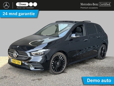 Mercedes-Benz B-klasse 250 e AMG Line | Premium | Nightpakket | Panoramadak | Achteruitrijcamera | Stoelverwarming | Trekhaak | Sfeerverlichting | Distronic | Apple & Android Carplay