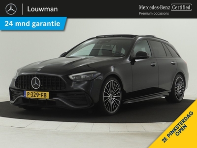 Mercedes-Benz C-Klasse Estate 200 d AMG Line | Burmester | Panoramadak | Memory Seats | Distronic | Multispaaks Velgen | Inclusief 24 maanden MB Certified garantie voor Europa.