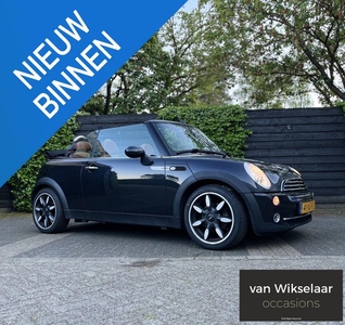 Mini Cabrio 1.6 One SIDEWALK // APK + BANDEN NIEUW