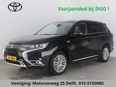 Mitsubishi Outlander 2.4 PHEV 4WD INTENSE PLUG-IN HYBRIDE 1e EIG 100% OH. LEDER.TREKHAAK.NAVI. CARPLAY EN NOG VEEL MEER!