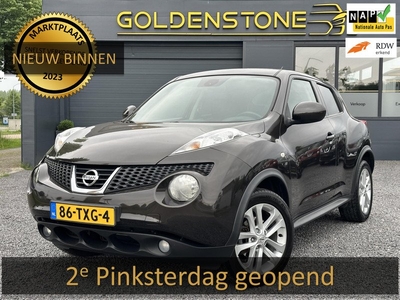 Nissan Juke 1.6 Tekna Automaat,Navi,Clima,Cruise,Camera,Leder,N.A.P,APK tot 10-2024