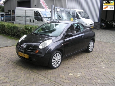 Nissan Micra C+C 1.4 Tekna 106 d km airco hardop panorama dak nieuwe apk