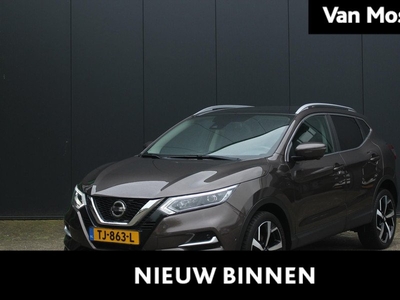 Nissan Qashqai 1.2 Tekna 115Pk DIG-T | Navigatie | 360 Graden Camera | Parkeersensoren Voor & Achter| Climate Control | Afneembare Trekhaak | Verwarmbare Voerstoelen | Panoramadak |