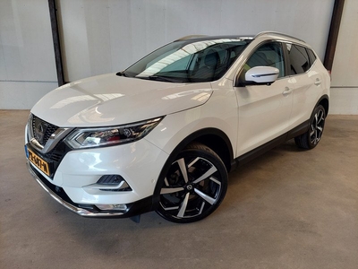 Nissan QASHQAI 1.2 Tekna PANO DAK 360 CAMERA PARK ASSIST HALF LEER FULL LED NAVI CRUISE ECC 19 INCH AFNB TREKHAAK