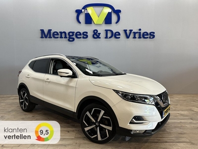 Nissan QASHQAI 1.3 DIG-T N-Connecta Airco ECC | Panorama | 360 Camera | Half Leder | Cruise control | Navigatie | Stoelverwarming | Apple Carplay Android Auto | Isofix |