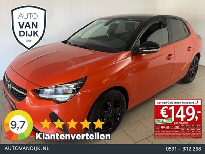 Opel Corsa 1.2 Edition AIRCO NAVI CRUISE BLUETOOTH MULTI STUUR FRONT ASSIST ELEK RAMEN ZWARTE VELGEN ZWART DAK 5DEURS NIEUWSTAAT