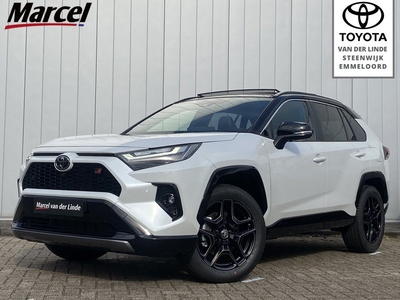 Toyota RAV4 2.5 Hybrid AWD GR SPORT PLUS 223PK NIEUW NL Auto Panorama Alcantara 360cam Leer Direct Rijden! PDC BSM