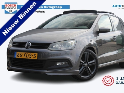 Volkswagen Polo 1.2 TSI Highline R | Incl. 1 jaar garantie | R-line interieur/exterieur | Schuif/kantel dak | 100% onderhouden | Cruise | Clima | Bluetooth | Parkeersensoren |