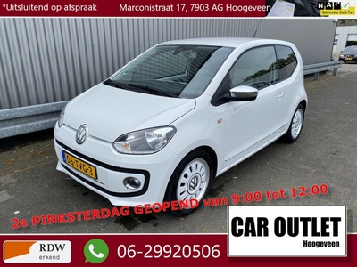 Volkswagen up! 1.0 high up! BlueMotion 84Dkm.NAP, 1e.Eignr, A/C, CC, PDC, LM, z.g.a.n. APK – Inruil Mogelijk –