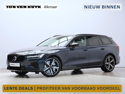 Volvo V60 T6 350PK AWD Recharge Plus Dark / Nappa Leder Met Stoelventilatie / 19