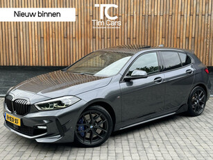 BMW 1-serie 118i M-performance | Automaat | Pano | Kuipstoelen leer | Stoelverwarming | LED | Getint glas | Sportonderstel | Compleet