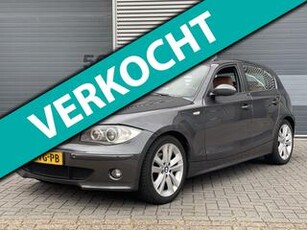 BMW 1-SERIE 120d Graphite Xenon/Leder/Navi