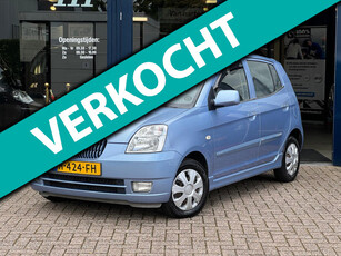 Kia Picanto 1.0 LX 5 deurs! Airco l Elek ramen l Centraal afstand! Recent beurt l Nieuwe D-riem! Zeer netjes!