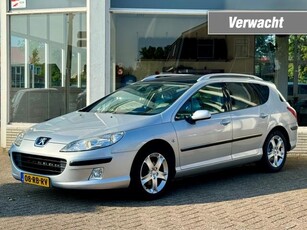 Peugeot 407 2.0-16V XS AUT. Zw.Leer Pano Pdc Cruise Keurige Auto!