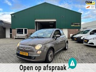 Fiat 500 1.2 Taupe Airco Navi Panodak LM velgen Capuccino