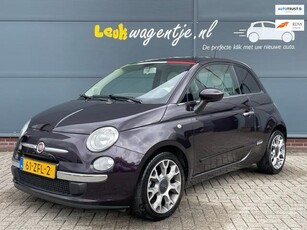 Fiat 500 0.9 TwinAir Lounge *carplay *paars *16” *VERKOCHT*