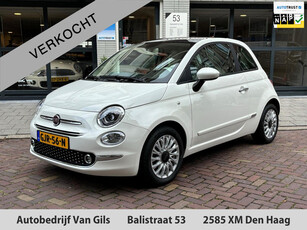 Fiat 500 1.2 Lounge AUTOMAAT | AIRCO| PANORAMADAK | APPLE CARPLAY | PDC | LMV 15 |