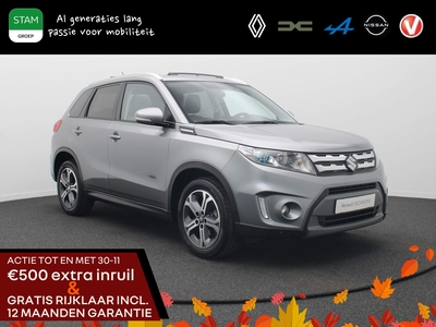 SUZUKI VITARA 120pk High Executive AUTOMAAT ALL-IN PRIJS! Adapt. cruise | Climate | Navi | Panoramadak | Trekhaak afn.