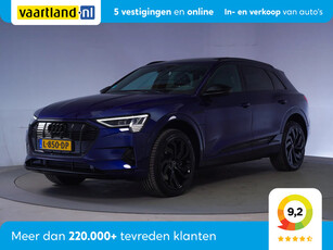 Audi e-tron 50 quattro S-Line Launch edition Black 71 kWh [ Panorama Leder/alcantara Trekhaak ]