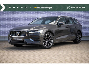 Volvo V60 2.0 B3 Plus Bright | Adaptieve Cruise Control | Google Navigatie | Lederen bekleding | Stoel- en stuurverwarming | BLIS |