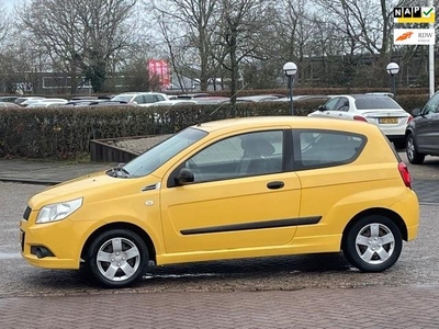 Chevrolet Aveo 1.2 16V L,bj.2009, kleur:geel,APK tot 02/2025 en NAP met 196022 km.stuurbekrachtiging,zeer zuinige auto,1e eigenaar