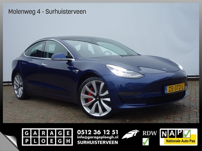 Tesla Model 3 463pk Long Range Performance Autopilot Leer Pano vol opties