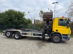 DAF CF 75 6x2 kraan Haakarm (bj 2008, automaat)