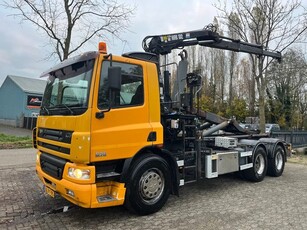 DAF CF 75.250 With Hiab 102 And Leebur Hooksystem