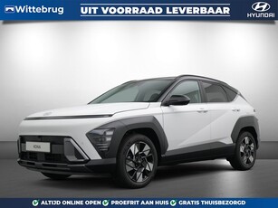 Hyundai KONA 1.6 GDI HEV Premium Met Lederen Bekleding, Stoelverwarming, Camera en Navigatie Uit voorraad leverbaar!