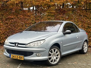 Peugeot 206 CC 2.0-16V, 136Pk, 2003, Nieuwe APK, Leder