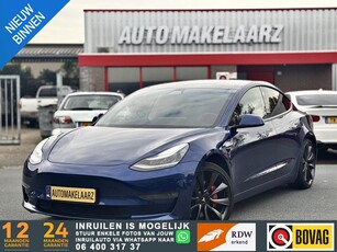 Tesla Model 3 Performance AWD 75 kWh NAP BTW AUTO PANO