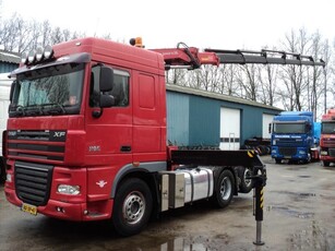 DAF XF 105.460 met HMF 30 TONNER!!!!!!!!!!!!!! (bj 2011)