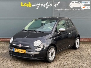 Fiat 500 1.2 Lounge *airco *pano *bluetooth *15” *chroompack