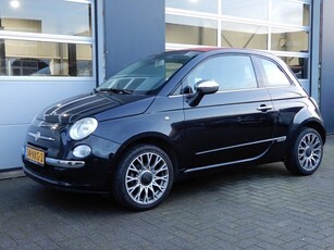 Fiat 500 1.2 Lounge Cabrio Automaat/Airco/Blue&Me