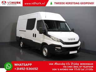 Iveco Daily 35S16V 2.3 L3H2 155 pk Aut. DC Dubbel cabine BPM VRIJ! 3.5T trekverm./ Climate/ Cruise/