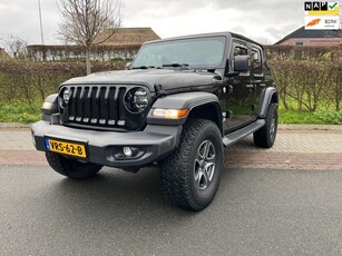 Jeep Wrangler 2.2D Sahara, Automaat, Open Sky, Grijs