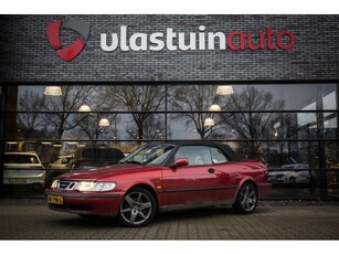 Saab 9-3 Cabrio 2.0 S , Historie aanwezig, Leer (bj 1999)