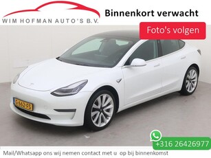 Tesla Model 3 Long Range AWD 75 kWh 351Pk Autopilot Leder