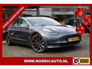 Tesla Model 3 PERFORMANCE AWD 75KWH INCL BTW DUAL MOTOR