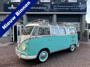 Volkswagen Kombi T1 samba bus (1975) schuifdak Mooie kleur