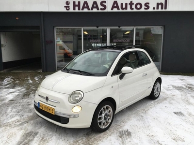 Fiat 500 1.2 Lounge / SCHUIFDAK / PARELMOER / ALU VELGEN /